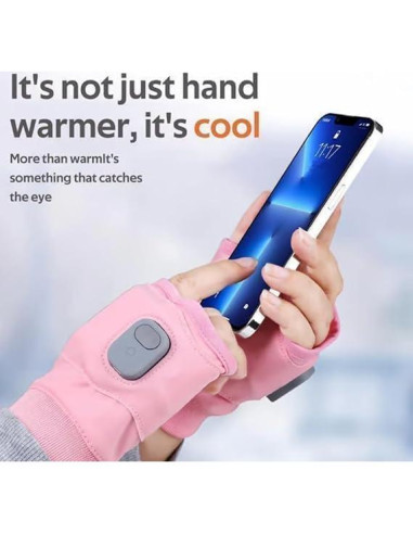 Guantes Calentadores Recargables Genérico GL001 Térmicos Sin Dedos