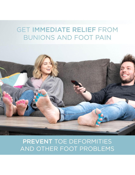 Separadores de Dedos Mind Bodhi - Correctores de Juanetes Azul