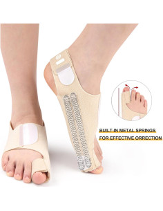 Corrector de Juanetes Siwujia Ortopédico Ajustable 2 Piezas 2