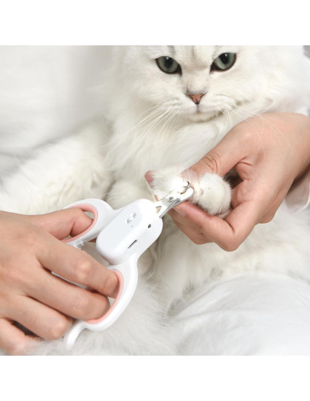 Cortador de Uñas para Mascotas PAKEWAY con Luz LED UV