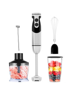 Batidora de Inmersión MEGAWISE 5 en 1 800W Negro