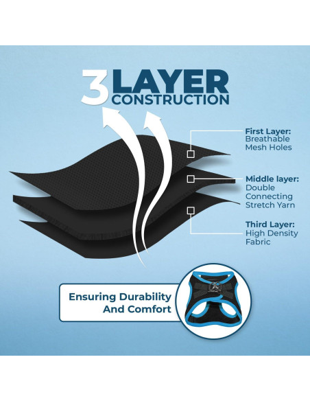 Arnés Reflectante para Perros y Gatos Mejores Suministros S