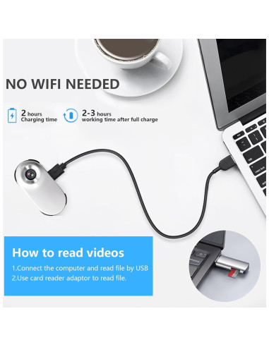 Cámara de Collar Ehomful HD 1080P para Mascotas Inalámbrica