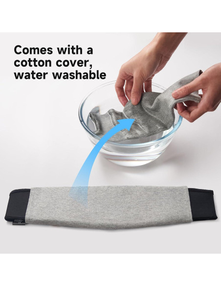 Máscara de Sueño Refrigerante Umisleep Negra 62x11cm Máscara de Sueño Refrigerante Umisleep Negra 62x11cm