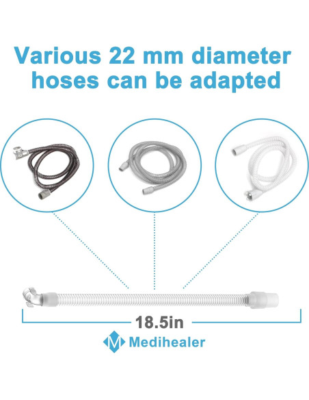 Manguera Conectadora Wisp Medihealer 2 Piezas Codo Giratorio