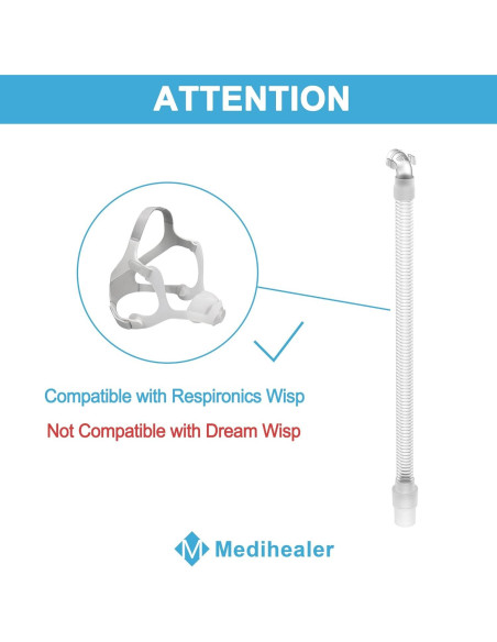 Manguera Conectadora Wisp Medihealer 2 Piezas Codo Giratorio