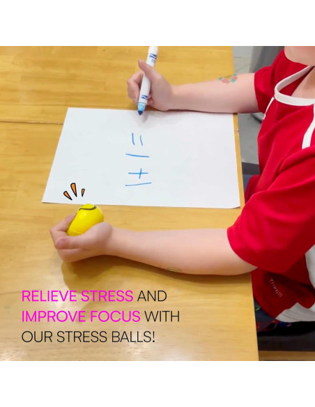 Paquete de 24 Pelotas Antiestrés Neliblu 5 cm Neón