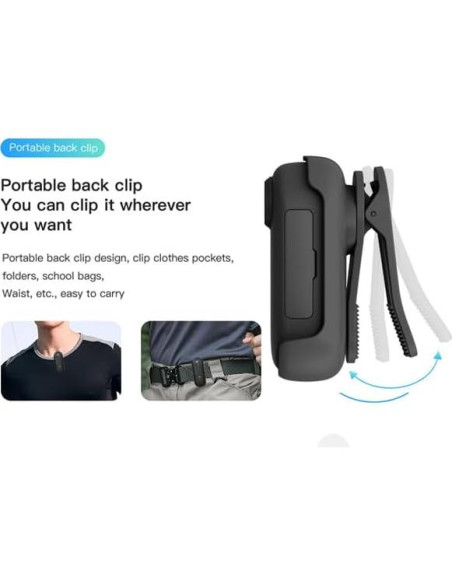 Cámara de Acción Mini FOUKWAKC H7 64GB 1080P Negra