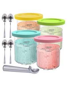 Recipientes de Pintura Kssvzz para Ninja Creami - 4 Tazas 710ml