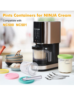 Recipientes de Pintura Kssvzz para Ninja Creami - 4 Tazas 710ml 2