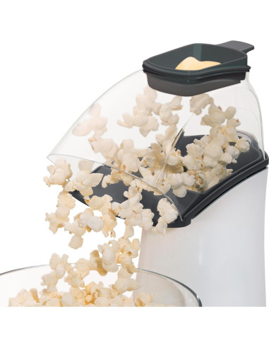 Máquina de Palomitas de Maíz Eléctrica Presto 04821, 18 Tazas, Blanca