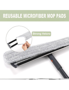 Mopa de Microfibra 45cm YOUSHANGJIA con 4 Almohadillas 2