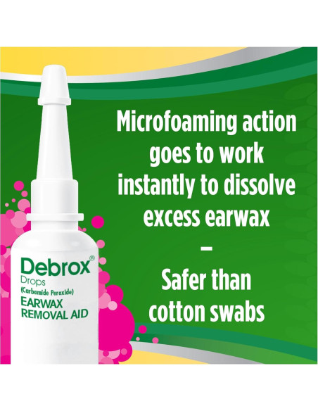 Debrox Gotas Eliminación Cerumen 15 ml Microespuma