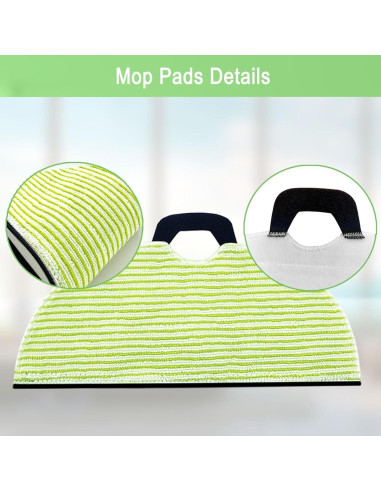 Kit de Repuesto Shark RV2610WA 4 Paños, 3 Filtros, 6 Cepillos