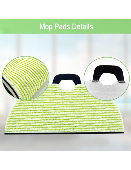 Kit de Repuesto Shark RV2610WA 4 Paños, 3 Filtros, 6 Cepillos