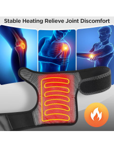 Faja Calentadora de Rodilla Inalámbrica DREAMSOME - Alivio Dolor 2