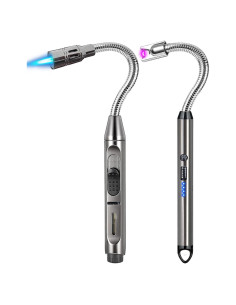 Paquete 2 Encendedores Eléctricos Laffizz Cuello Flexible