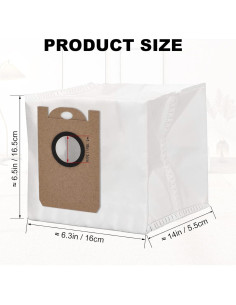 Bolsas de polvo Sgizoku AA1 para aspiradoras - 12 unidades 2