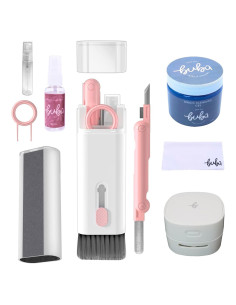 Kit de Limpieza 7 en 1 BUBA para Laptop y Pantallas Rosa