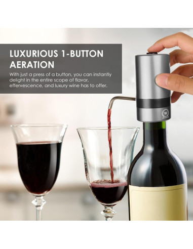 Aerador de Vino Eléctrico Waerator W2 0.51 kg 750ml