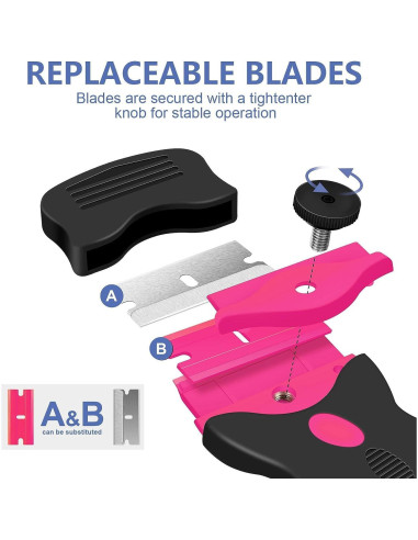 Raspador de Cuchilla DEKEones con 10 Cuchillas para Pintura