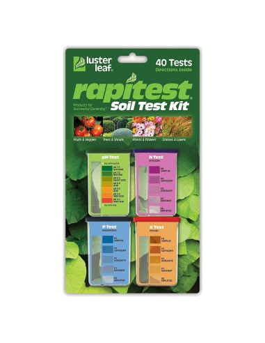 Kit de Prueba de Suelo Luster Leaf Rapitest - 1 Unidad