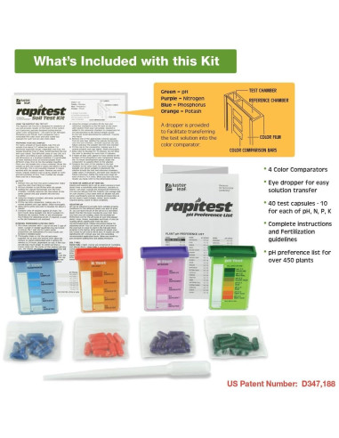 Kit de Prueba de Suelo Luster Leaf Rapitest - 1 Unidad