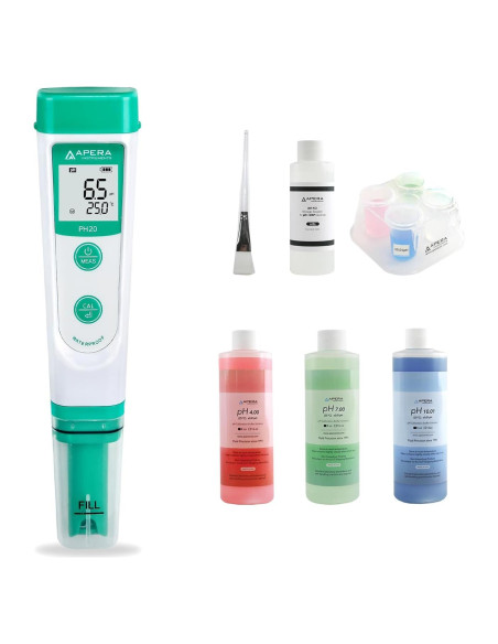 Kit de Prueba de pH Apera AI209-T con Calibración y Mantenimiento