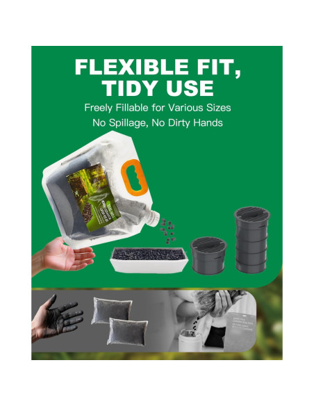 Recargas Filtro Carbón Activado Salipt 1,13 kg para Composter