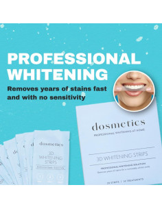 Tiras Blanqueadoras de Dientes Dosmetics 28 Piezas Sensibles 2