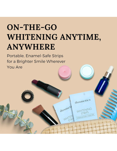 Tiras Blanqueadoras de Dientes Dosmetics 28 Piezas Sensibles