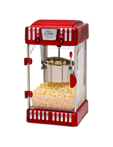 Máquina de Palomitas Elite Gourmet EPM-250 Retro 3.79L