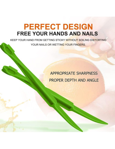 Cortador de cáscara de cítricos Ralleyfun 2 cuchillas