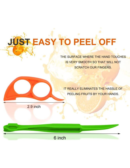 Cortador de cáscara de cítricos Ralleyfun 2 cuchillas