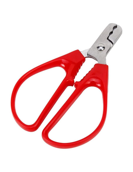 Alicate Cascanueces Kichvoe Acero Inoxidable 12.3cm Rojo