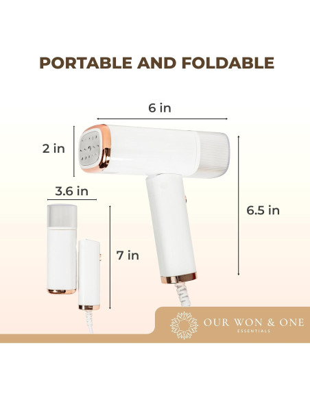 Vaporizador de Ropa Our Won & One 1000W Compacto Blanco