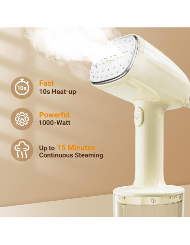 Vaporizador de Ropa HIYAKOI 1000W Calentamiento 10s 260ml