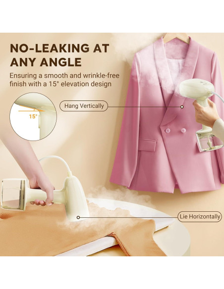 Vaporizador de Ropa HIYAKOI 1000W Calentamiento 10s 260ml