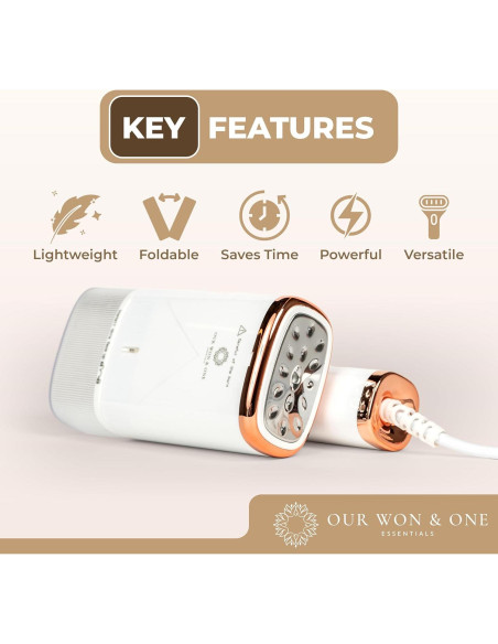 Vaporizador de Ropa Our Won & One 1000W Compacto Blanco