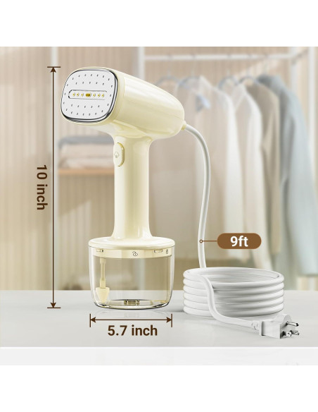 Vaporizador de Ropa HIYAKOI 1000W Calentamiento 10s 260ml