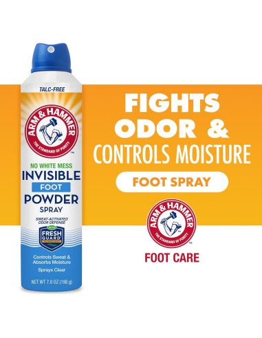 Spray en Polvo Invisible Arm & Hammer 7 Oz Control Olor Pies