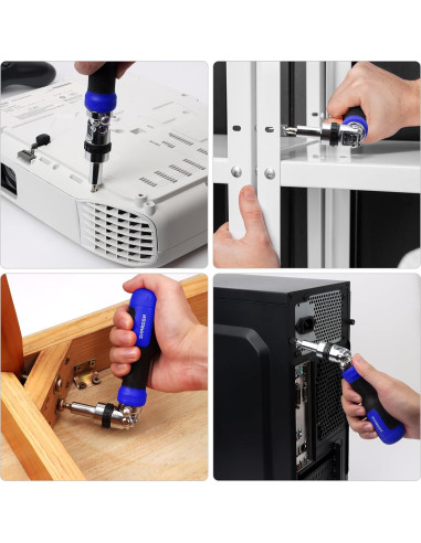 Destornillador Multi 13 en 1 SHARDEN con Carraca y Bits