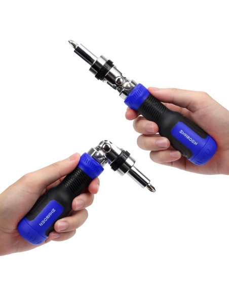 Destornillador Multi 13 en 1 SHARDEN con Carraca y Bits