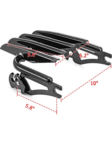 Soporte de Equipaje Desmontable Mofun Negro Brillante 2009-2024