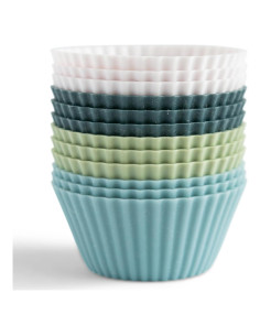 Moldes de Silicona Reutilizables The Silicone Kitchen 12 Pzs