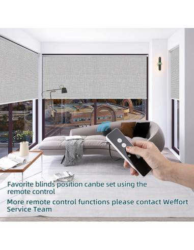 Control Remoto de Persianas Motorizadas Weffort 15 Canales