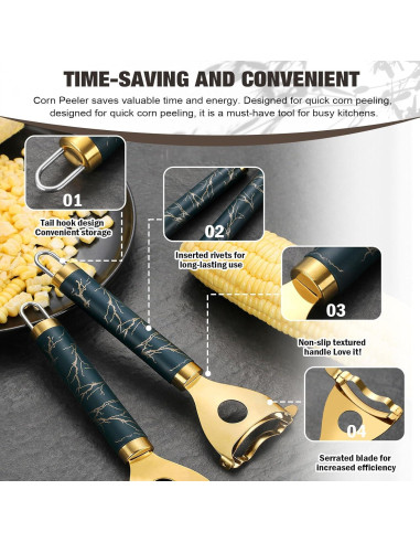 Desgranador de Maíz 2 en 1 Xanadued Acero Inoxidable