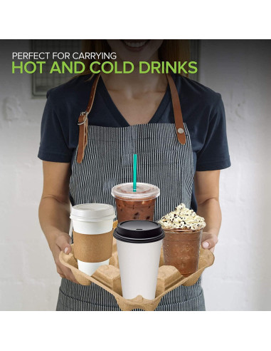 Bandeja desechable 4 tazas Stock Your Home 25 unidades