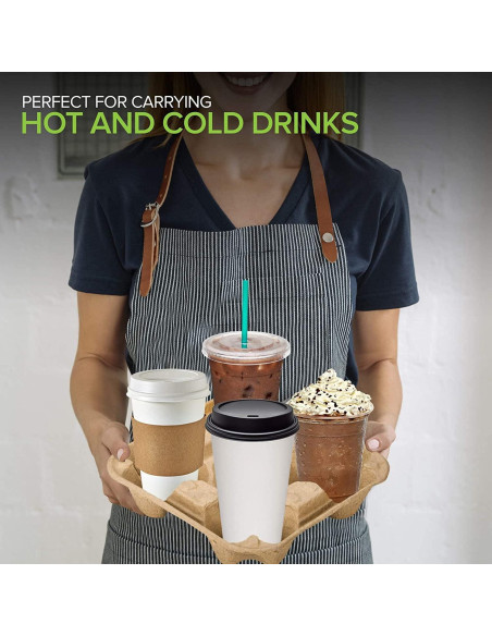 Bandeja desechable 4 tazas Stock Your Home 25 unidades