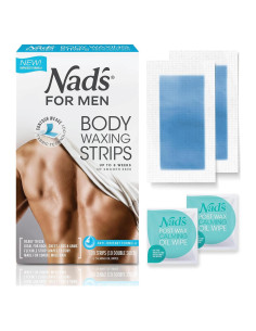 Cintas de Cera Nad's para Hombres - Kit de 20 Cintas